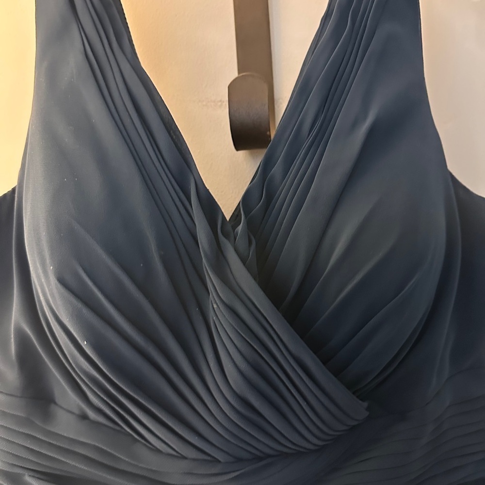 Christina Wu Deep Blue Maxi Dress - Picture 3 of 9